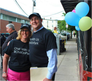 Photo of Chill on Park owners smiling for the camera