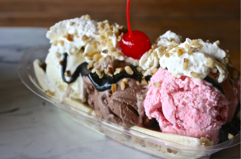 Banana Split Sundae