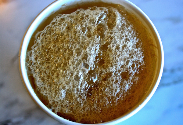 Photo of a root beer float