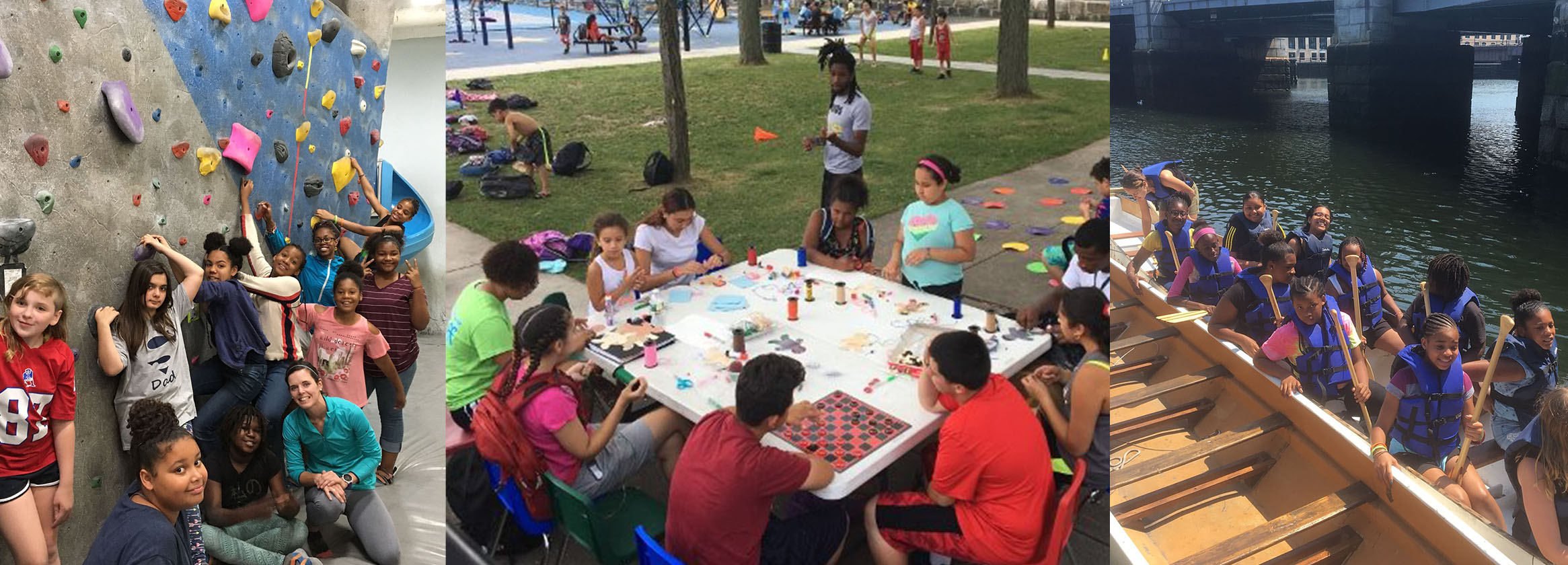 Photo of students playing board games